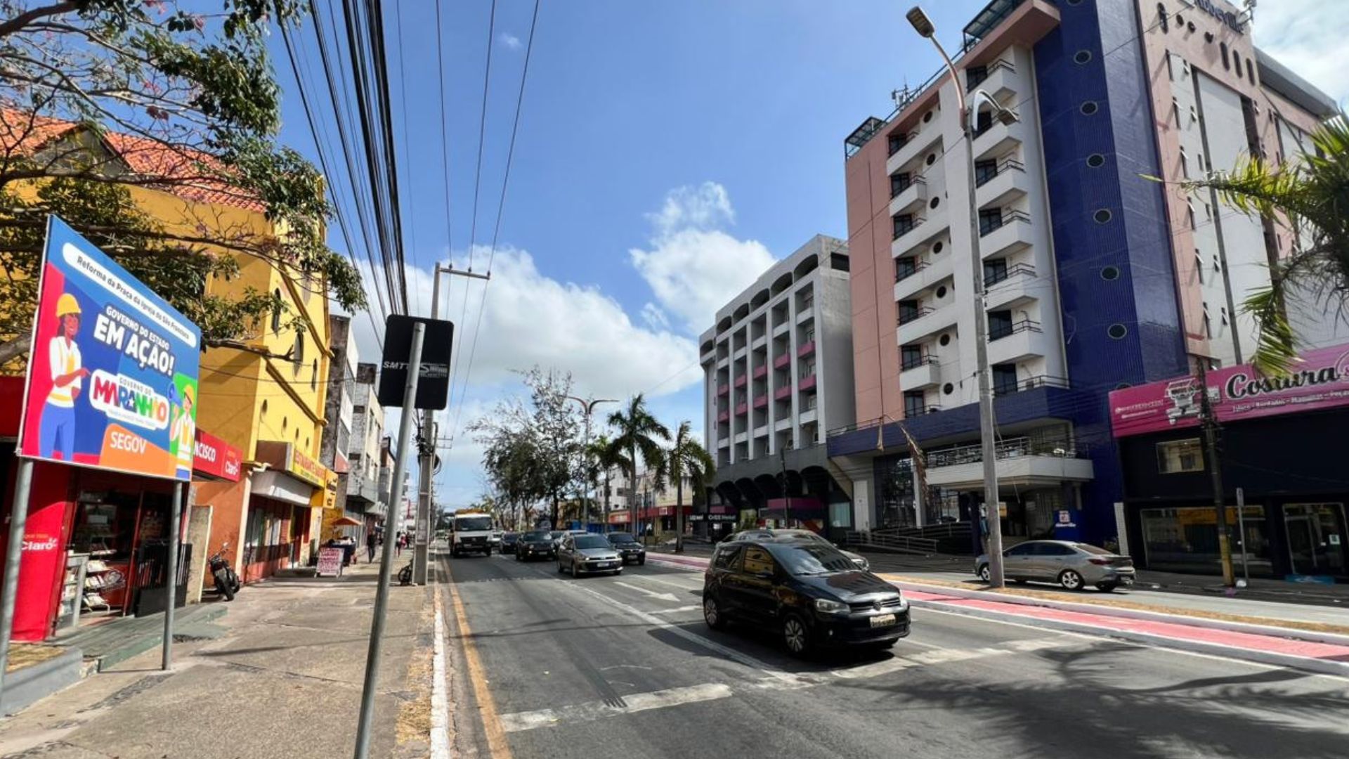 FOTO. Avenida Marechal Castelo Branco, bairro São Francisco